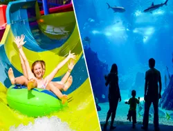 Combo (Save 5%): Illa Fantasia Water Park + Barcelona Aquarium Tickets